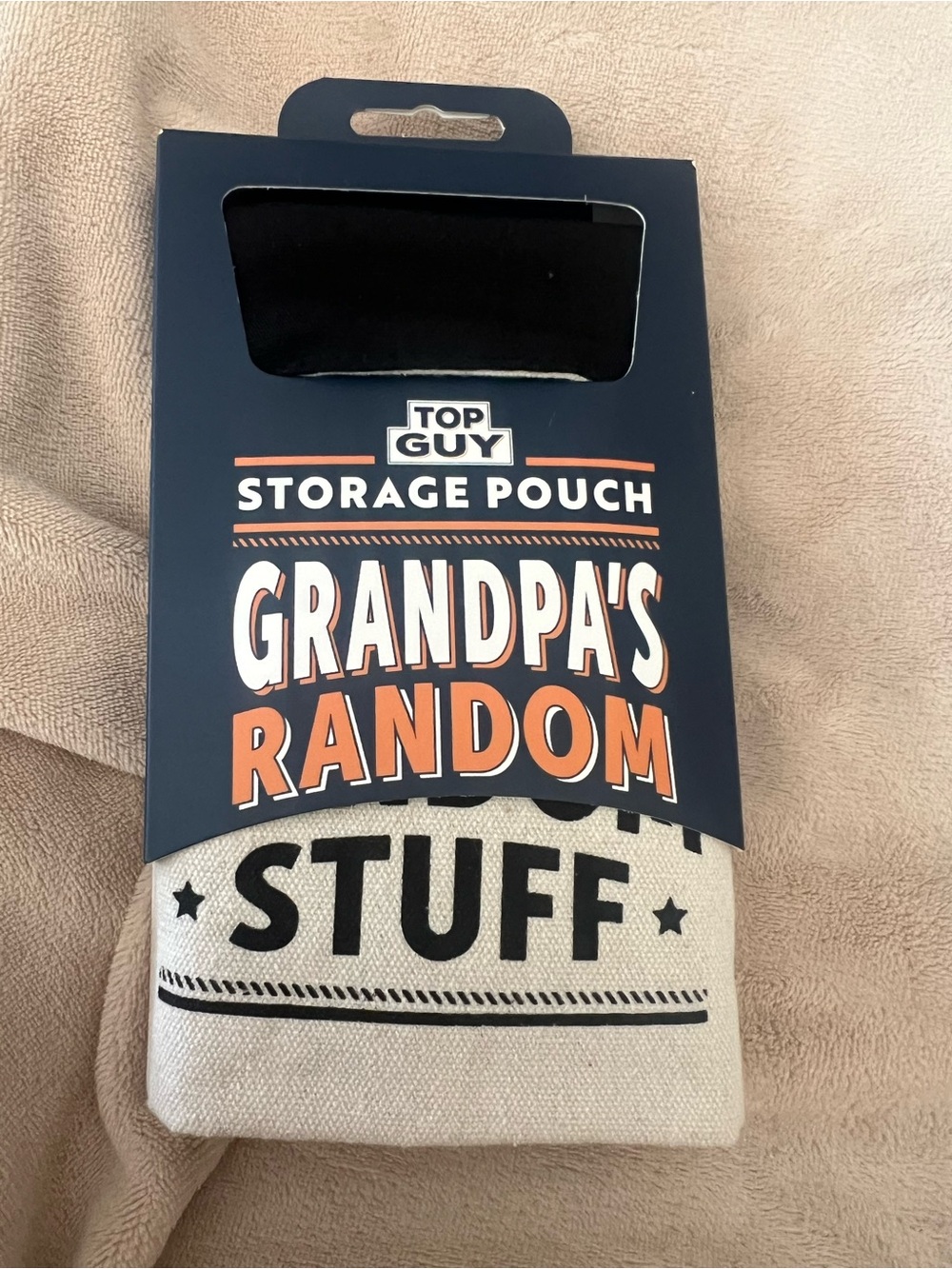 Top Guy Grandpa’s Random Stuff Polyester/Cotton Storage Pouch, new in pkg